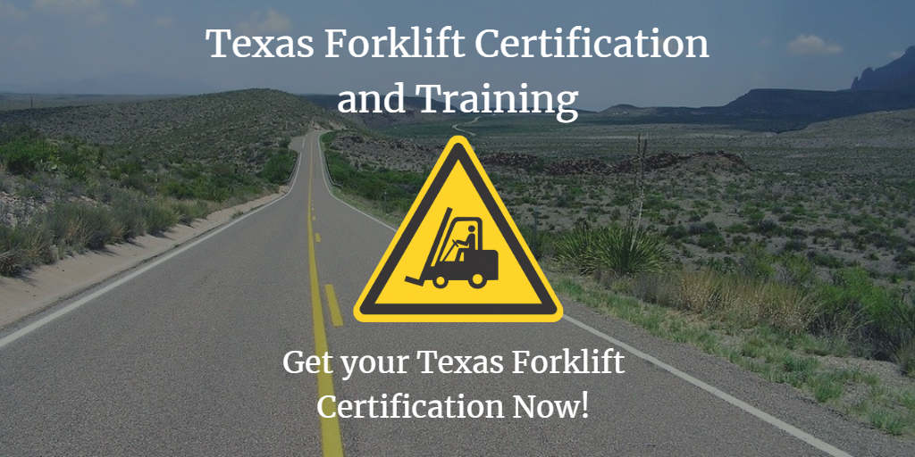 Texas Forklift License And Certification Easy Affordable 